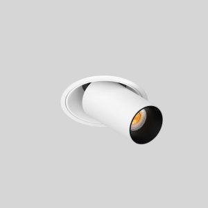 3 inch stretchable recessed wall washer spotlight with adjustable angle and anti glare optics, ideal for residential and gallery lighting