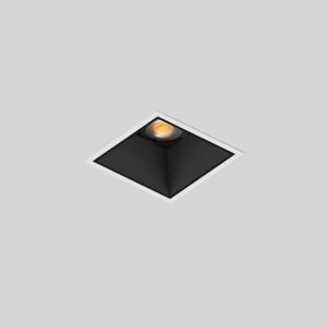 Single head recessed LED spotlight with IP44 waterproof protection for modern bathroom and vanity lighting