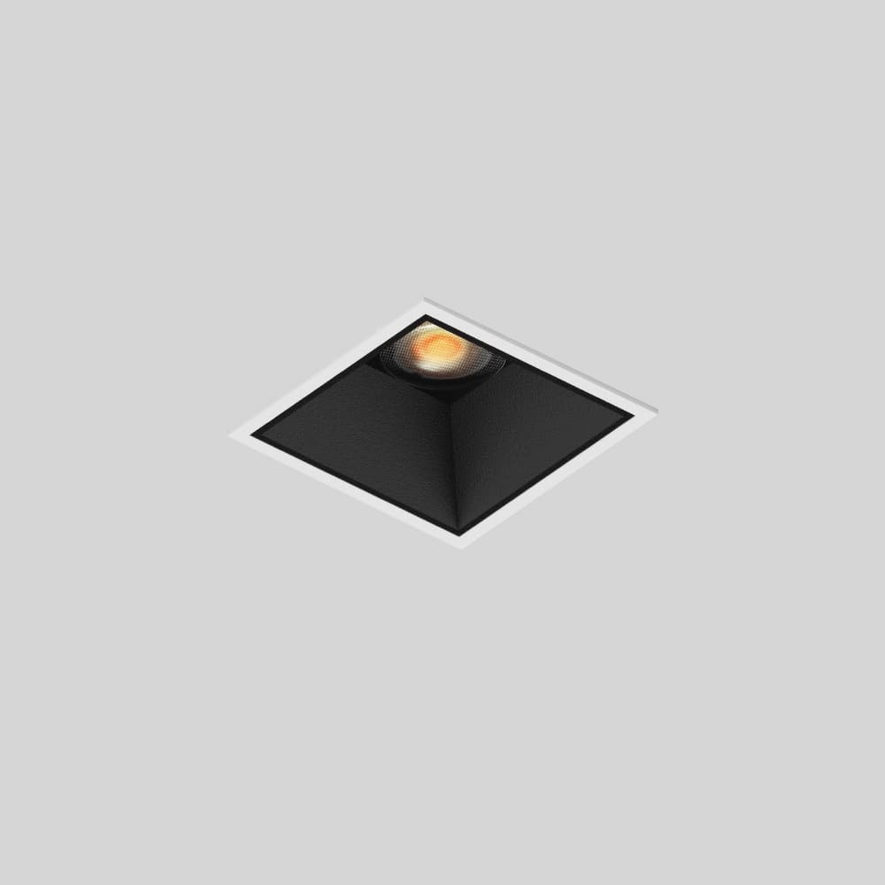 Single head recessed LED spotlight with IP44 waterproof protection for modern bathroom and vanity lighting