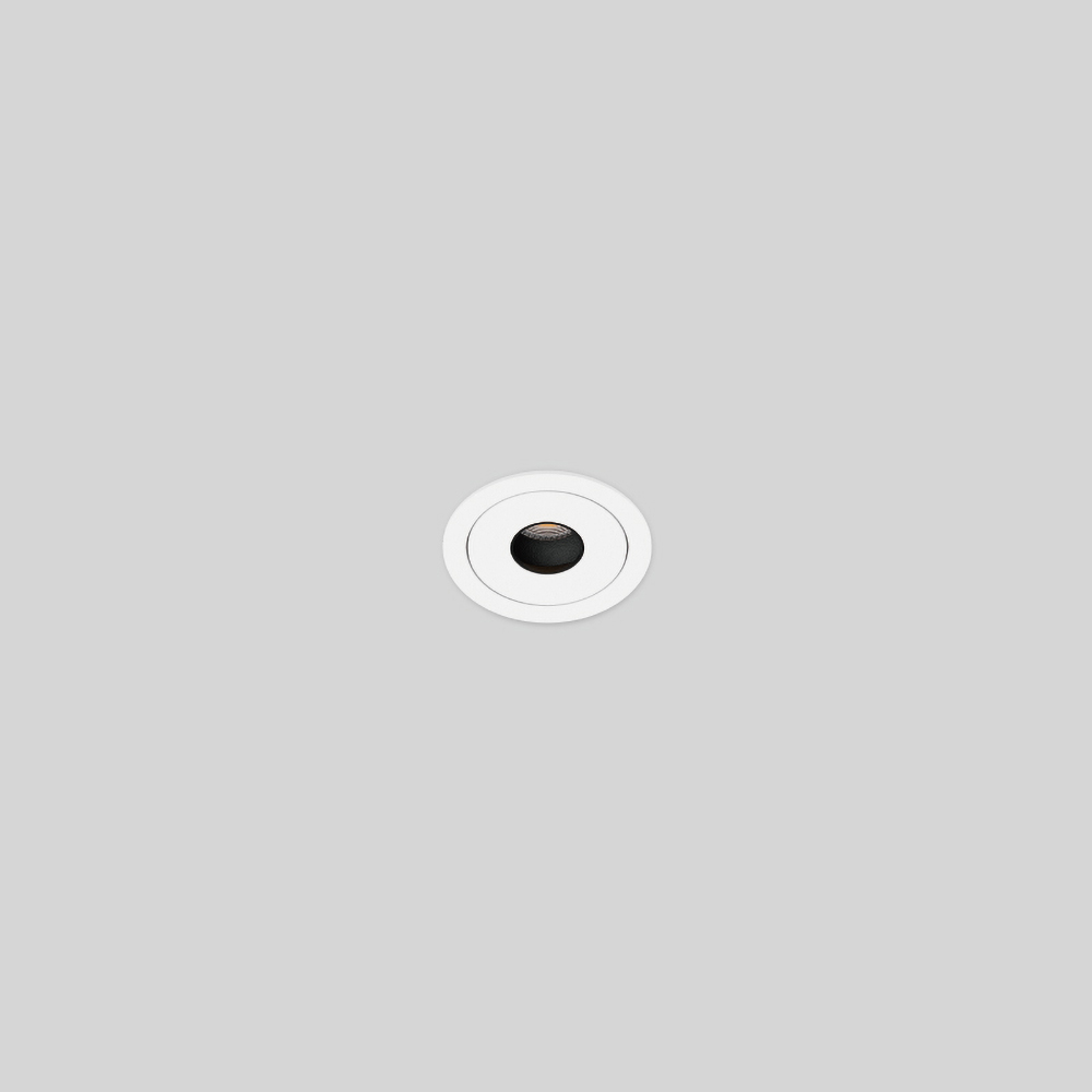 Small aperture recessed downlight with anti-glare design for luxury living rooms, hallways and modern residential lighting