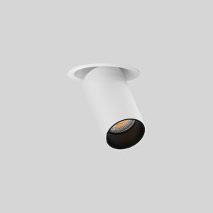 2 inch recessed cylinder spotlight for modern living room, hallway and boutique lighting applications in residential spaces