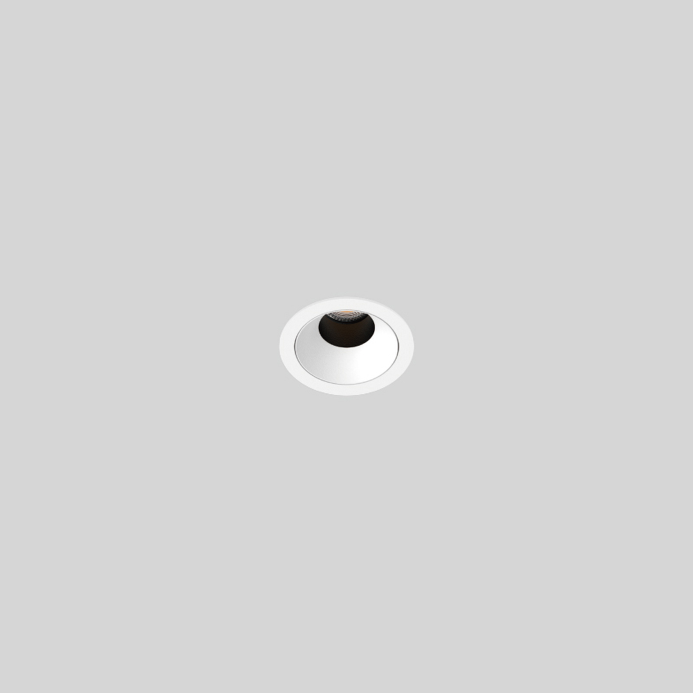 IP44 recessed spotlight with deep anti-glare design, ideal for bathroom lighting, hallways, powder rooms and modern interiors