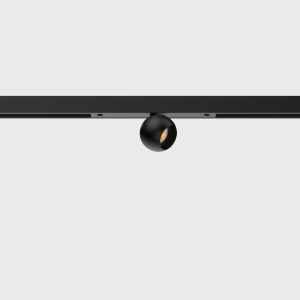 M19 XP53 magnetic track LED spotlight with a compact round design for modern living room accent and architectural lighting