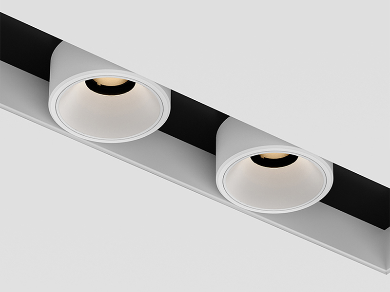 Semi-recessed Round LED Spotlight