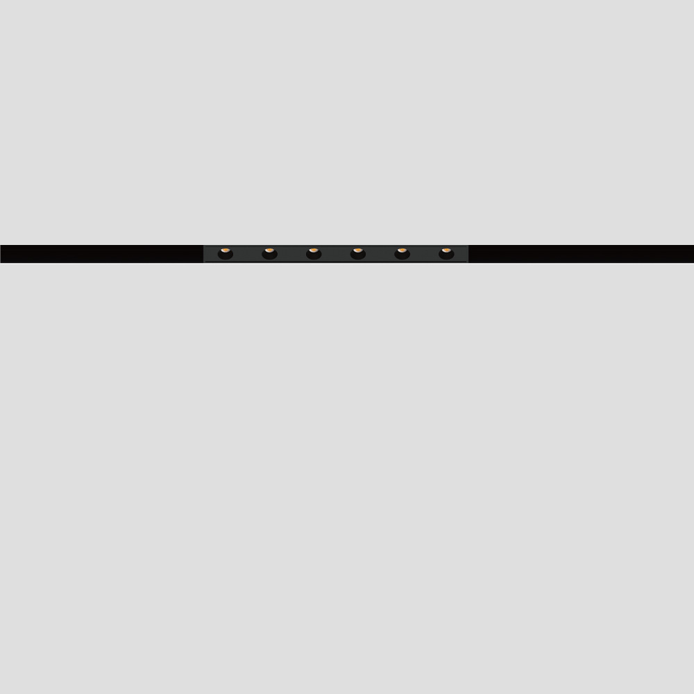 M19 GL20 magnetic track grid light with linear LED spotlight design for modern residential and commercial lighting