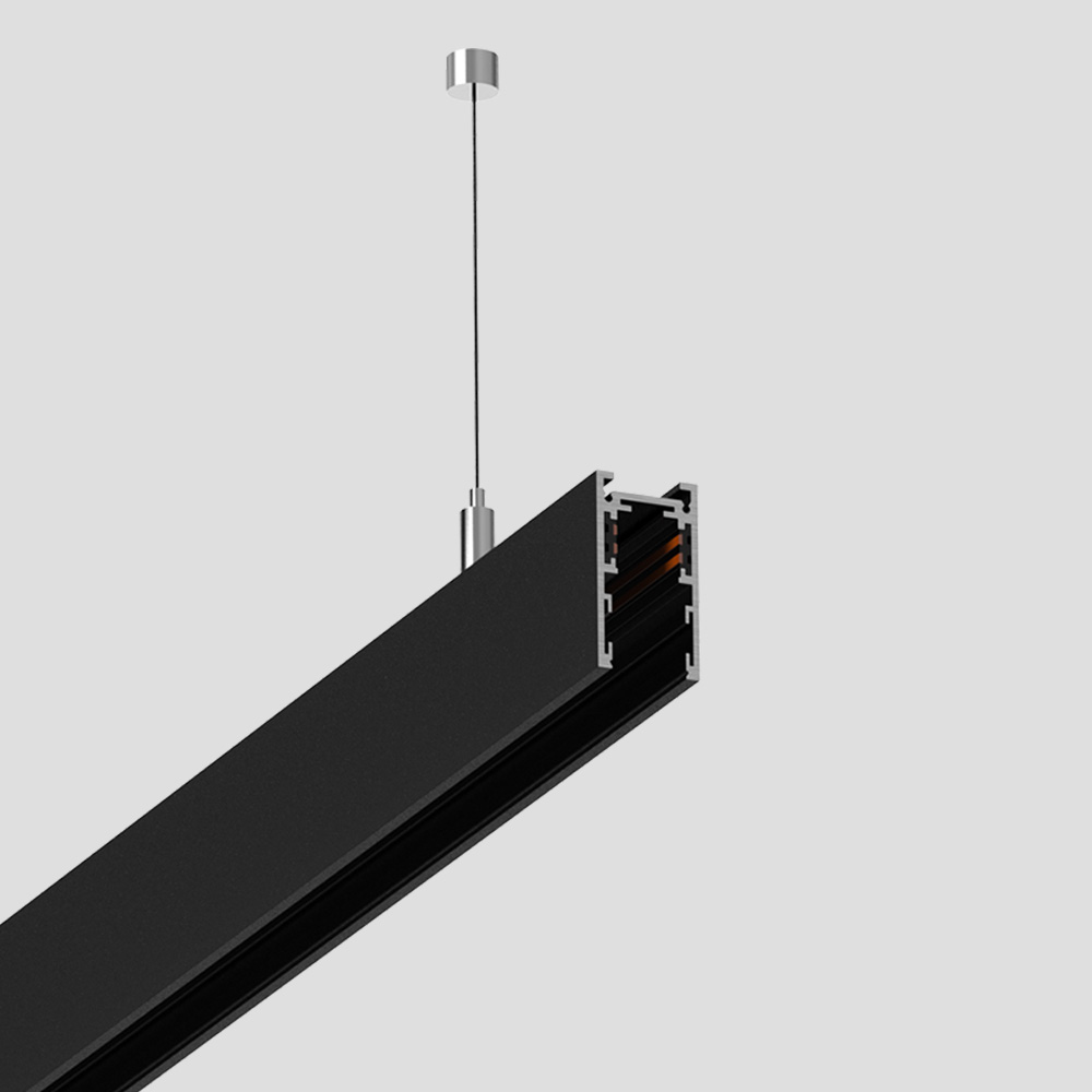 ETL listed M19 magnetic track lighting system designed for premium residential, office and hospitality lighting installations