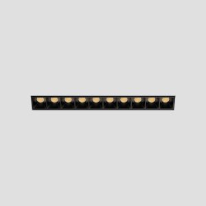 Recessed architectural spotlight with multi-head design for premium residential and commercial lighting