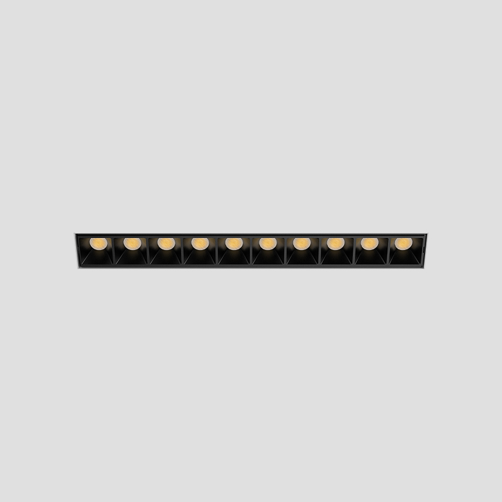 Recessed architectural spotlight with multi-head design for premium residential and commercial lighting