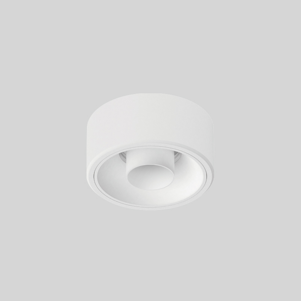 Semi recessed LED wall washer spotlight, adjustable ceiling downlight for living room, hallway and modern residential lighting