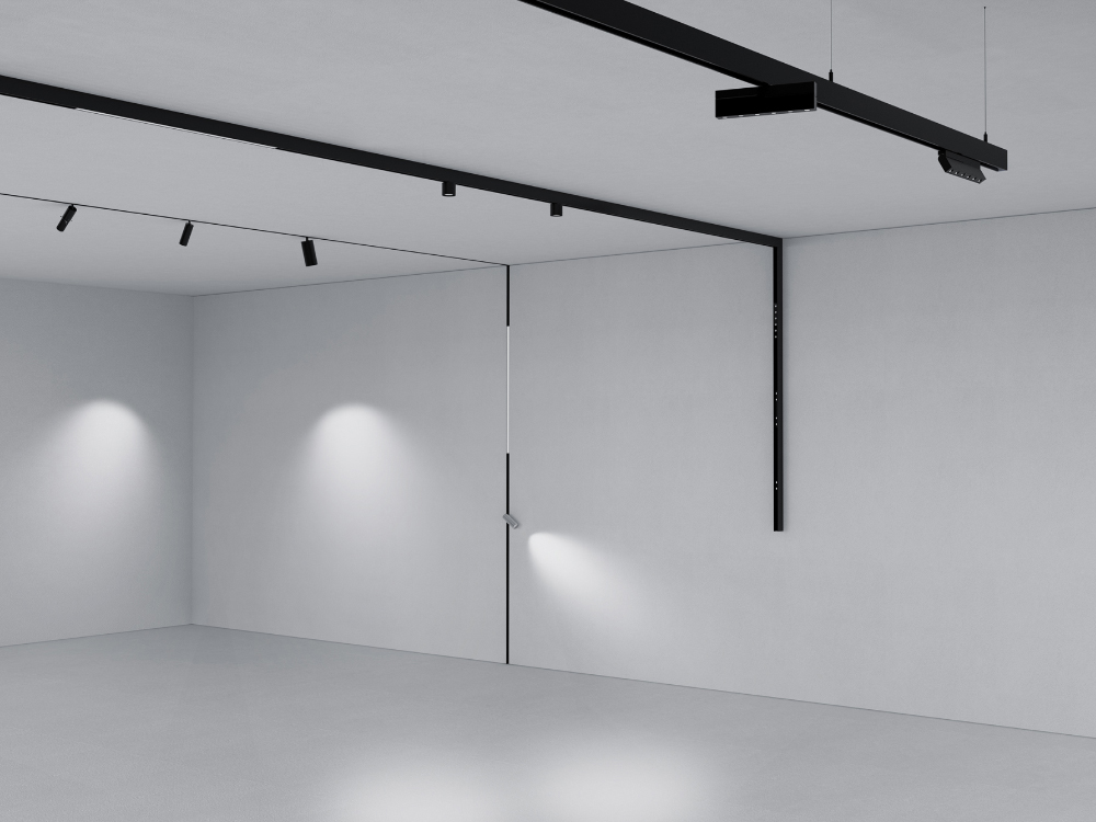 Embedded LED Magnetic Track Light