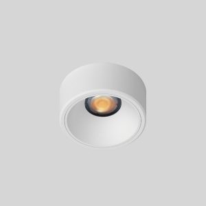 IP44 waterproof semi recessed LED downlight, round ceiling spotlight for bathroom, shower, kitchen and indoor lighting