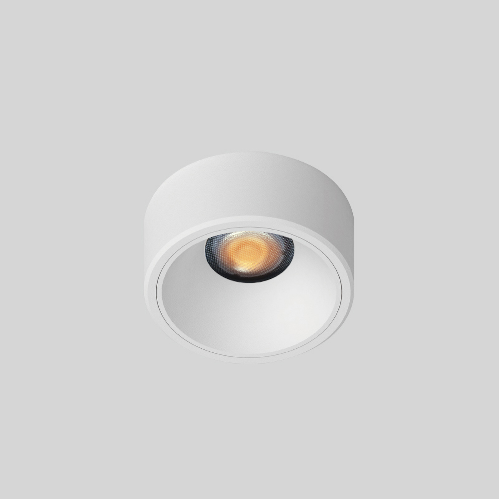 IP44 waterproof semi recessed LED downlight, round ceiling spotlight for bathroom, shower, kitchen and indoor lighting