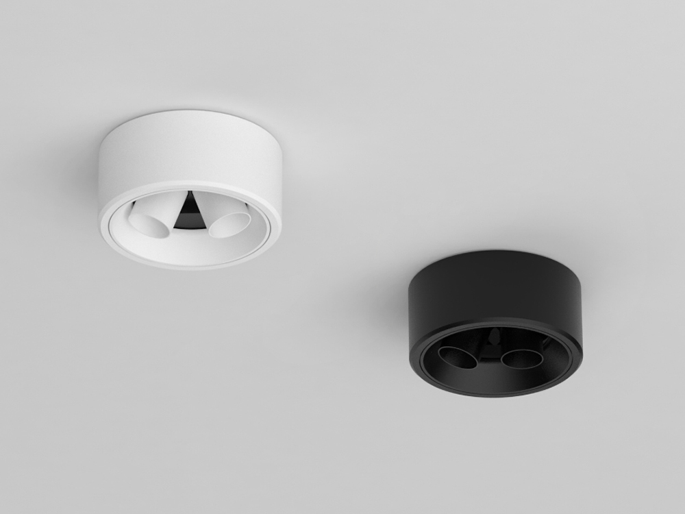 Semi recessed Twins LED Spotlight