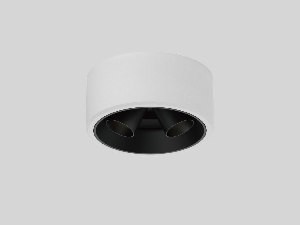 Semi recessed Twin LED Spotlight