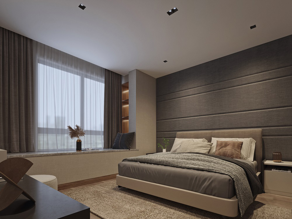 Recessed LED ceiling spotlight