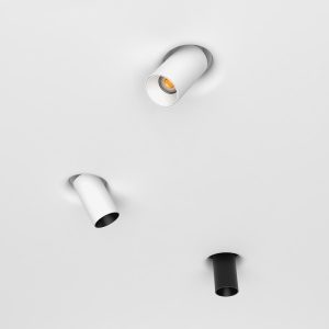 02 SG-S33QT recessed round led lights Recessed gypsum spotlight with adjustable beam direction, ideal for artwork lighting and architectural accents