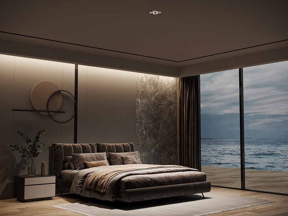 recessed light square