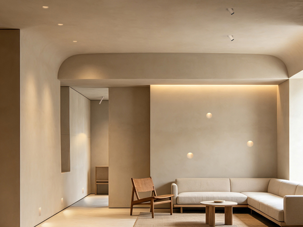 gypsum spotlight ceiling