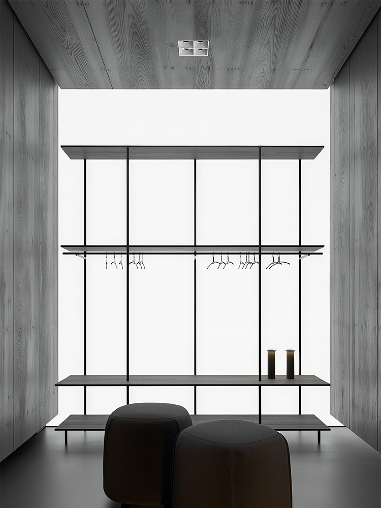 Four-head square recessed downlight for bedroom and hallway lighting, modern ceiling spotlight for home interior applications