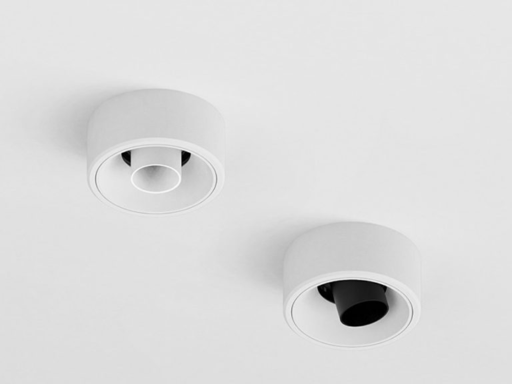 Round Semi-Recessed Lighting
