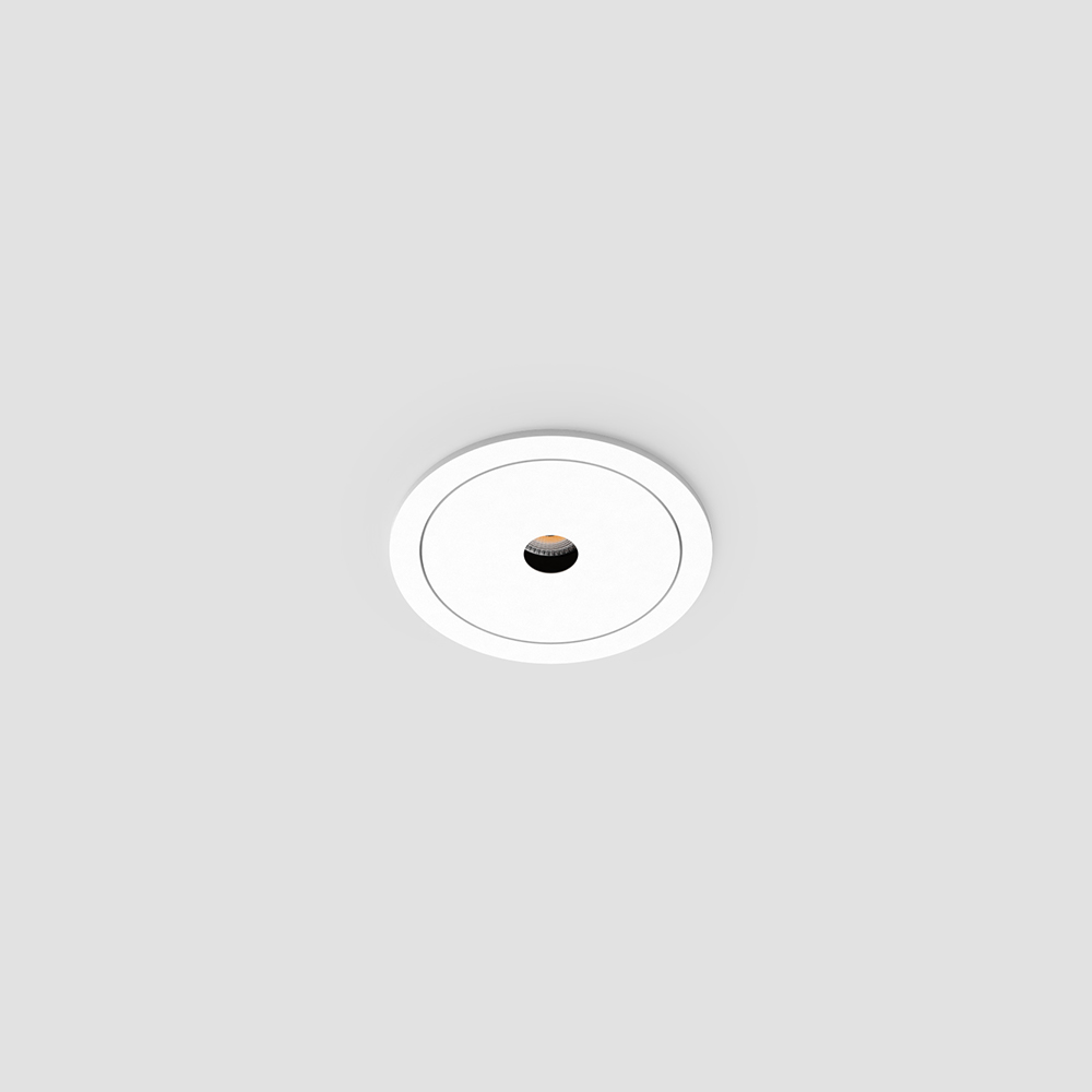 Minimalist small aperture spotlight for hallway, reading corner and premium residential lighting projects