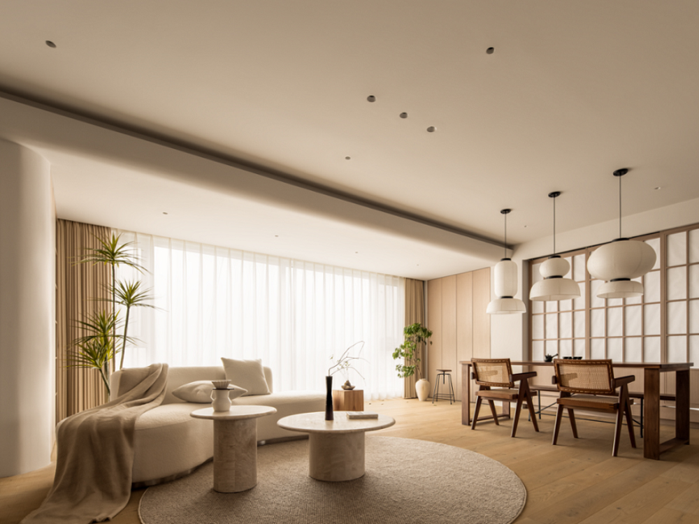 how far apart should recessed lights be