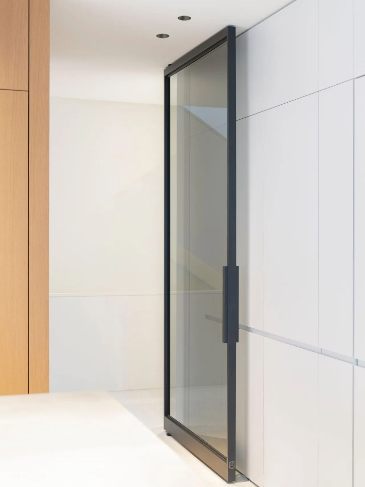 Trimless anti glare recessed downlight for minimalist living room and open concept ceiling lighting layouts